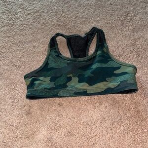 camo sports bra